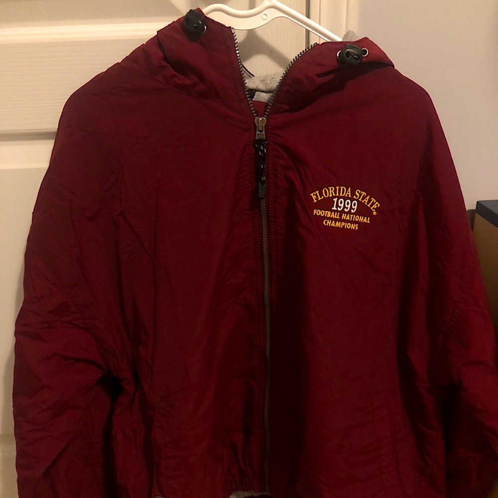 Rare Vintage FSU Florida State 1990 National Championship Winter Coat Jacket
